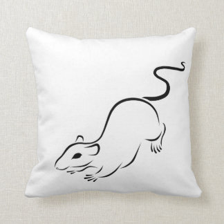 Coussin Rat d'encre