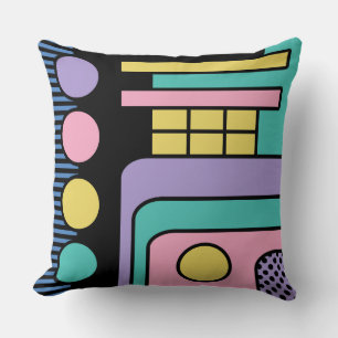 Coussin Rationalisation Moderne Style rétro Design géométr