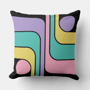 Coussin Rationalisation Moderne Style rétro Design géométr