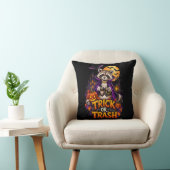 Coussin Raton laveur Halloween Vampire Trick or Trash (Chaise)
