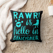 Coussin Rawr ! est Hello en dinosaure (Couverture)