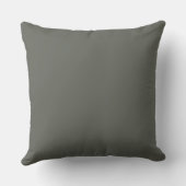 Coussin rayé Gris Ticking (Verso)