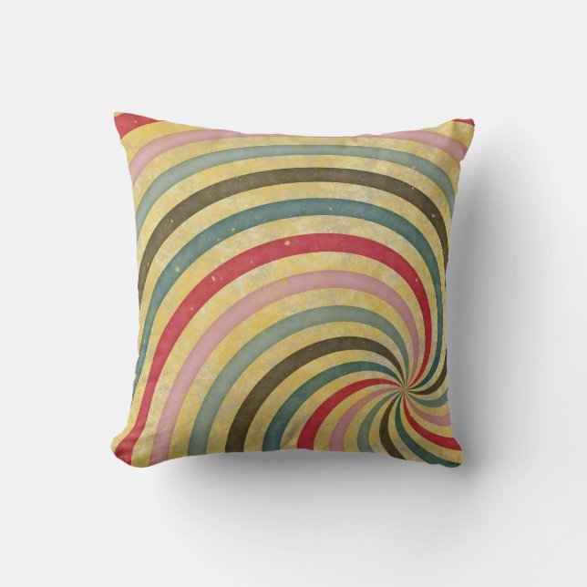Coussin Rayon super Retro Spiral Rayon Rayon (Recto)