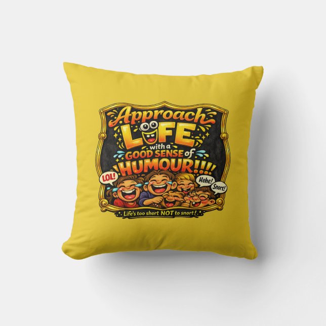 Coussin Rayonner de joie (Recto)