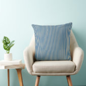 Coussin Rayure à carreaux bleus (Chaise)