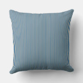 Coussin Rayure à carreaux bleus (Verso)