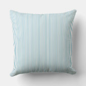 Coussin Rayure à petits points bleu clair (Verso)