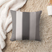 Coussin Rayure chaude du gris 3 (2 3) de 16" carreau (Couverture)