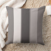 Coussin Rayure chaude du gris 3 (2 3) de 20" carreau (Couverture)