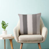 Coussin Rayure chaude du gris 3 (3 3) de 20" carreau (Chaise)