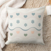 Coussin Rayure de Prairie Rétro Cœur (Couverture)