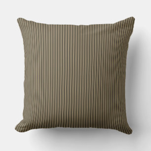 Coussin Rayure en Toile de Lin Naturelle
