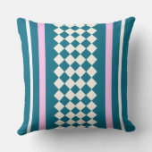 Coussin Rayure Nordique Pastel (Verso)