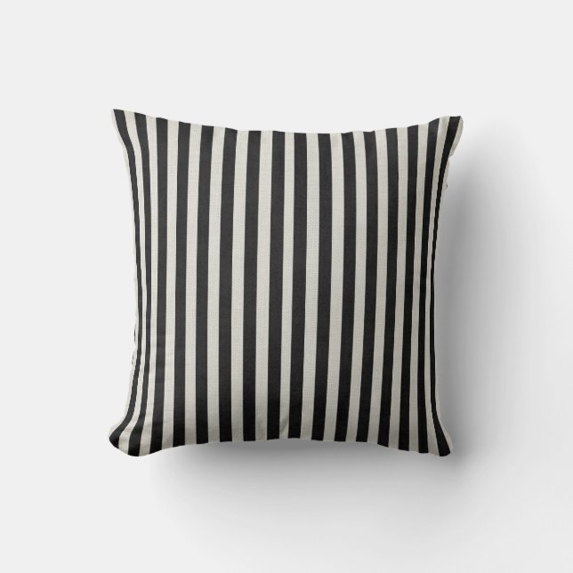 Coussin Rayure verticale classique de sembler de toile noi (Recto)