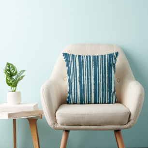 Coussin Rayures abstraites minimalistes modernes et tendan