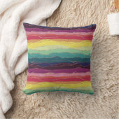 Coussin Rayures arc-en-ciel (Couverture)