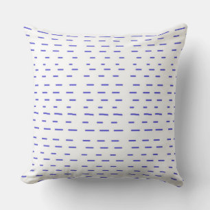 Coussin rayures art abstrait