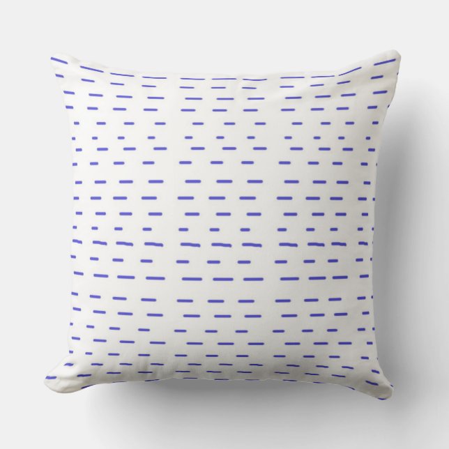 Coussin rayures art abstrait (Recto)
