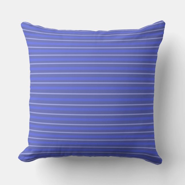 Coussin rayures art abstrait (Recto)