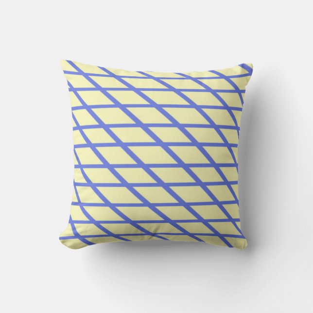 Coussin rayures art abstrait (Recto)