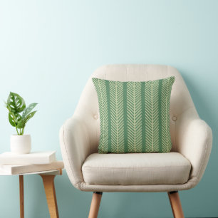 Coussin Rayures de palmier tropical