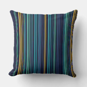 Coussin Rayures de paon