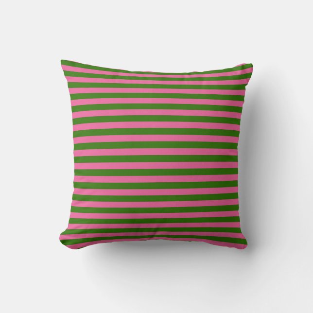 Coussin Rayures de pastèque (Recto)