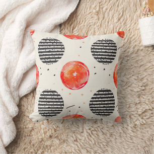 Coussin Rayures de tranches de citron bold (10)