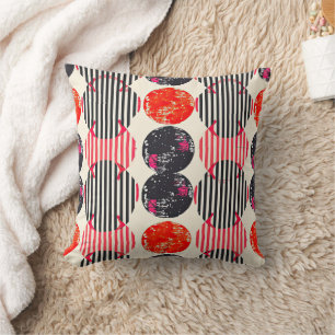 Coussin Rayures de tranches de Citrus Gras (7)