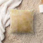 Coussin Rayures dorées luxueuses, moderne, élégant (Couverture)