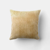 Coussin Rayures dorées luxueuses, moderne, élégant (Verso)