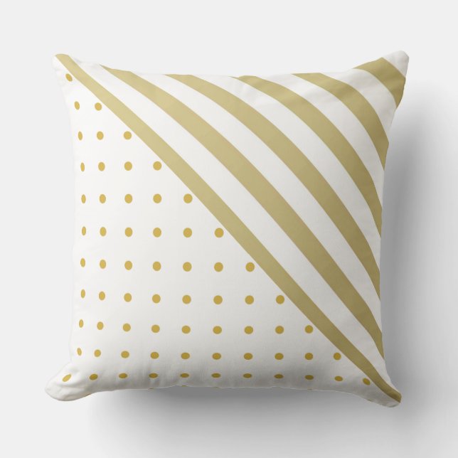 Coussin Rayures et pois (Recto)