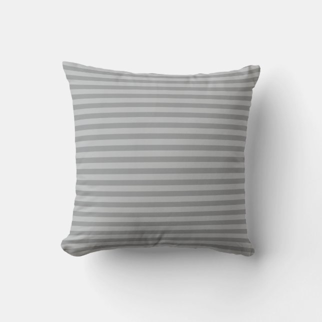 Coussin Rayures grises (Recto)