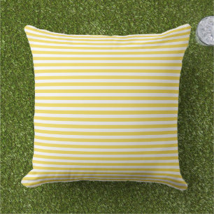 Coussin Rayures jaunes