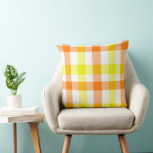 Coussin Rayures jaunes et oranges (Chaise)