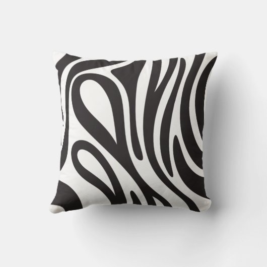 Coussin Rayures noires (Verso)