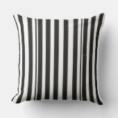 Coussin Rayures noires et blanches (Recto)