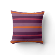 Rayures Rétro Mod Orange Violet Framboise Mauve