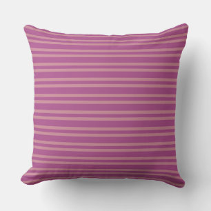 Coussin Rayures roses et violettes motif sans couture