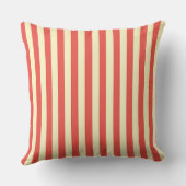 Coussin Rayures rouges (Verso)
