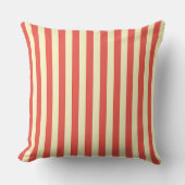 Coussin Rayures rouges (Recto)
