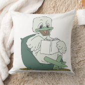 Coussin Reading Duck Throw Pillow (Couverture)