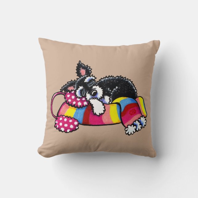 Coussin Réchauffer le petit Schnauzer Neutral (Recto)