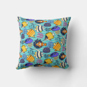 Coussin récif de corail australien (Verso)