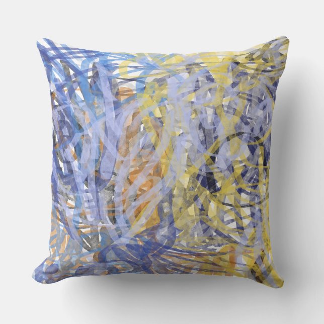 Coussin Récif de corail ensoleillé (Recto)