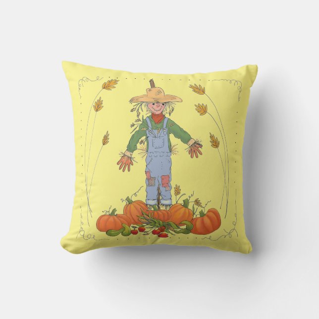 Coussin Récolte à moelle d'écume à thème gai (Recto)