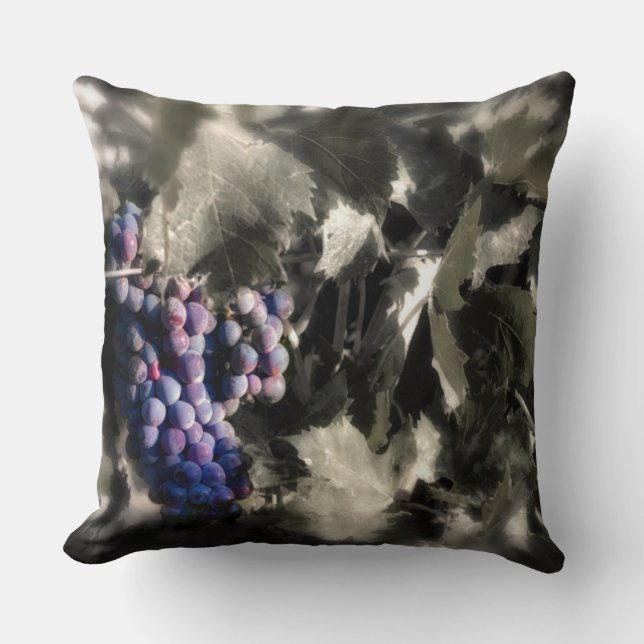 Coussin Récolte au vignoble principal de Tefft Cellars (Recto)