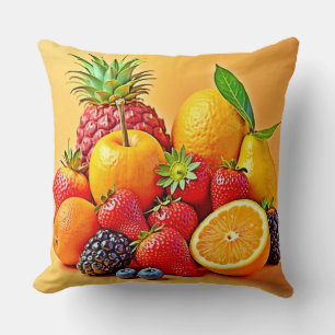 Coussin Récolte Fraîche et Abondante : Design de Récolte d