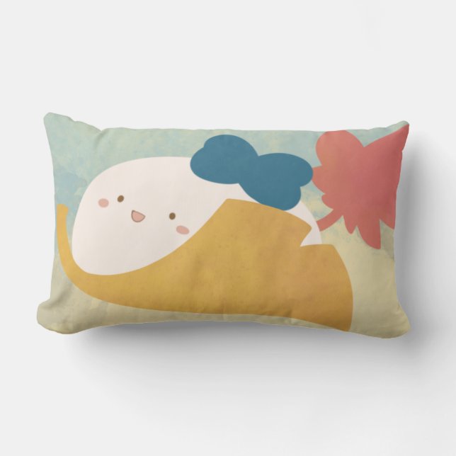 Coussin Rectangle もっちぃランバークッション lumbar cushion (Recto)