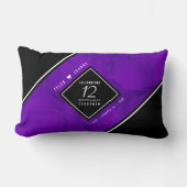 Coussin Rectangle 12ème anniversaire de la Mariage de soie (Recto)